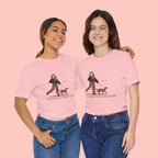 Walk With Your Dog Tee — Cute Dog Walking Graphic T-Shirt