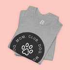 Dog Mom Club T-Shirt — Paw Print Graphic Tee for Pet Lovers