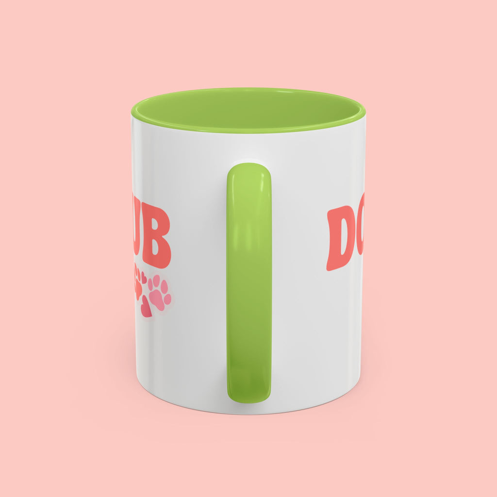 Mom Club Coffee Mug — Cute Paw Print Accent Mug for Dog Moms (11/15 oz)
