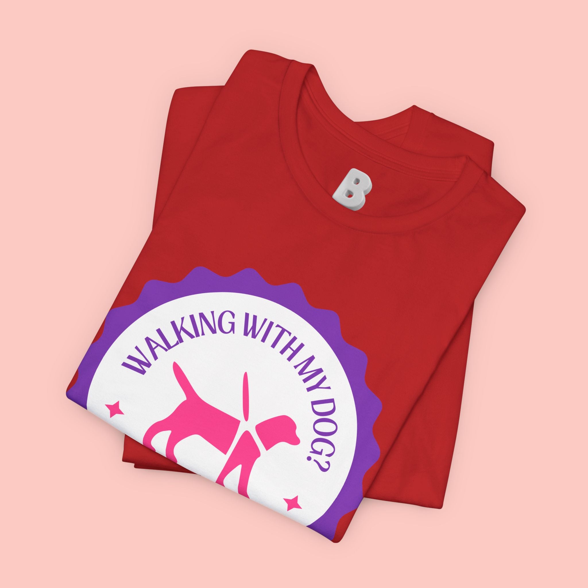 Walking With My Dogs T‑Shirt — "Can't Say No" Dog Lover Tee