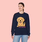 Golden Retriever "Love Your Dog Everyday" Sweatshirt - Cute Pet Lover Crewneck