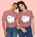 Cute Fluffy Pomeranian Tee — "Mom's Cute Child" Dog T-Shirt