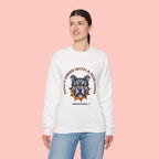 Don’t Mess With a Dog Mom Crewneck Sweatshirt – Tough Pitbull Design