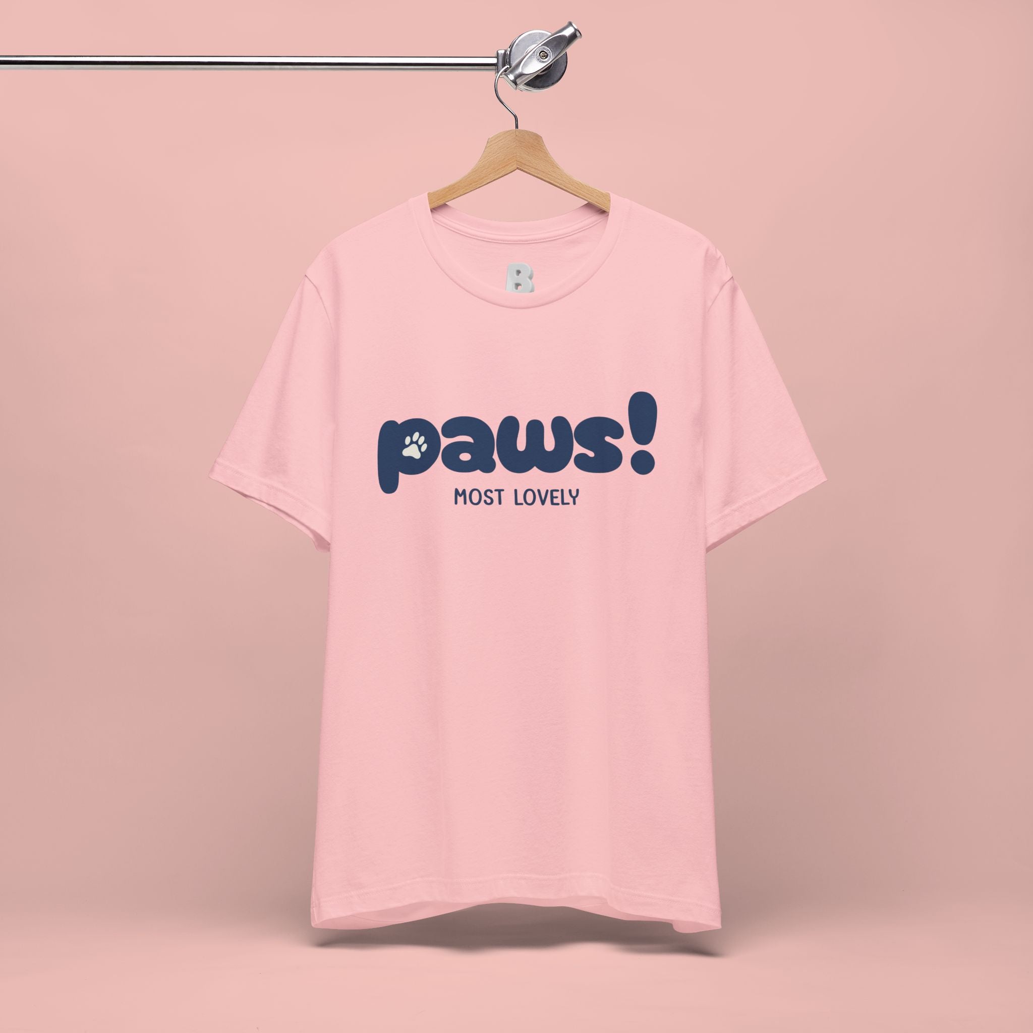 Paws! Cute Paw Print Tee — "Most Lovely" Graphic T-Shirt for Dog & Cat Lovers