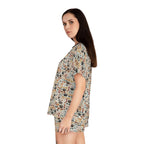 Women's Dog Paw & Bones Pajama Set — 'Woof' Short Sleepwear