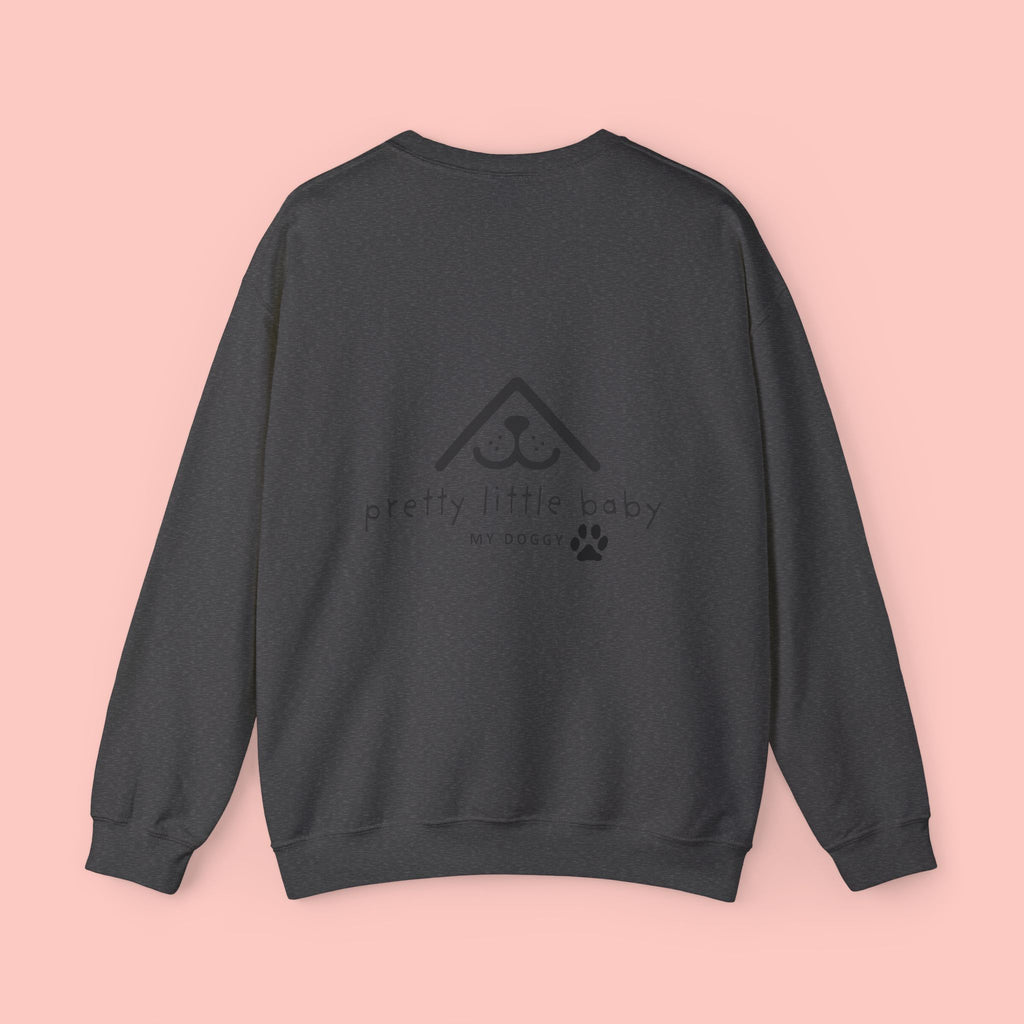 Pretty Little Baby Crewneck Sweatshirt – ‘My Doggy’ Paw Print Design