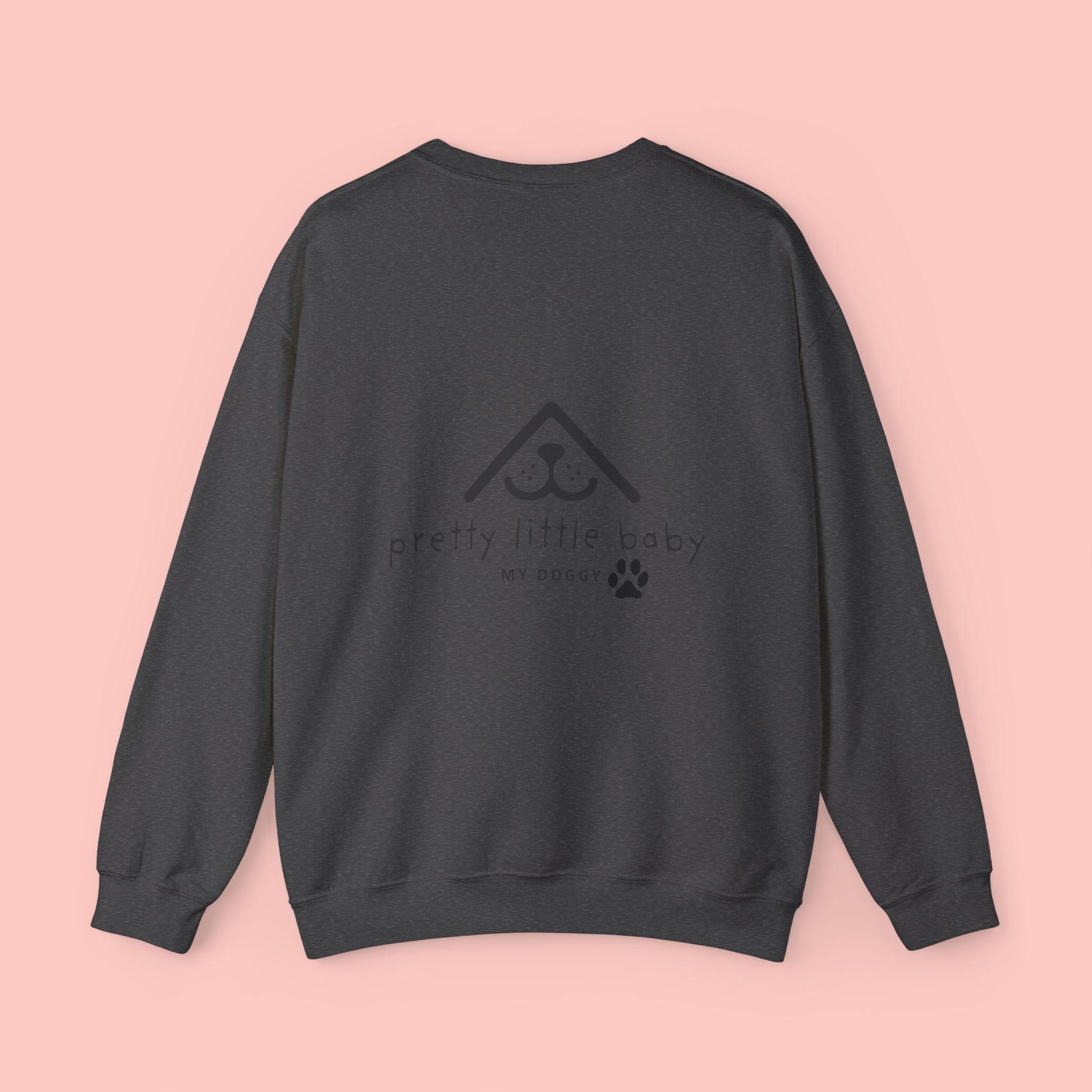 Pretty Little Baby Crewneck Sweatshirt – ‘My Doggy’ Paw Print Design