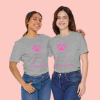 Blessed Dog Mom T-Shirt — Pink Paw Graphic Tee