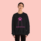 Blessed Dog Mom Crewneck Sweatshirt — Pink Paw Memorial Pullover