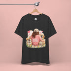 Dog Mom T-Shirt - Cute Woman with Dogs Graphic Tee