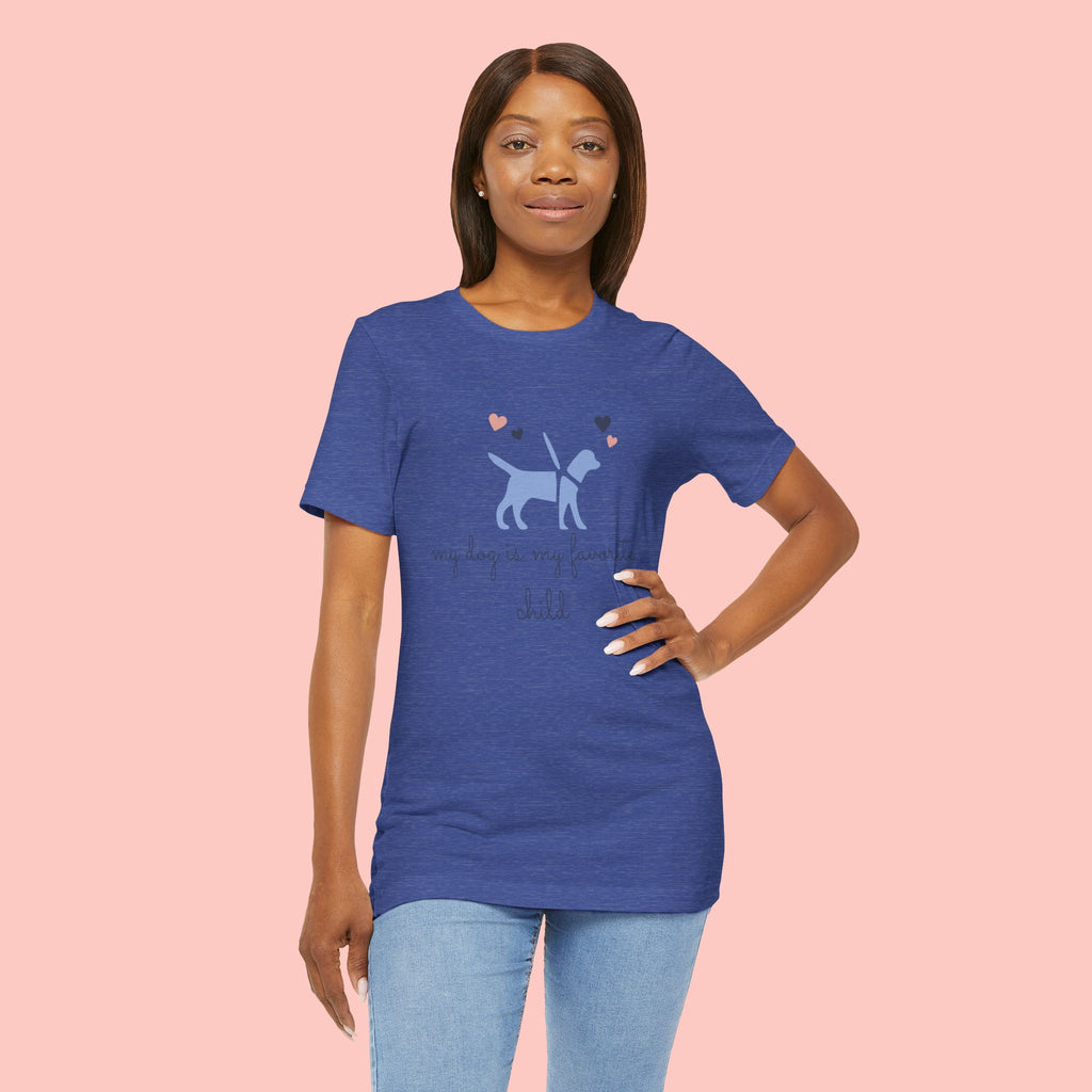 Dog Lover T‑Shirt — "My Dog Is My Favorite Child" Cute Puppy Graphic Tee
