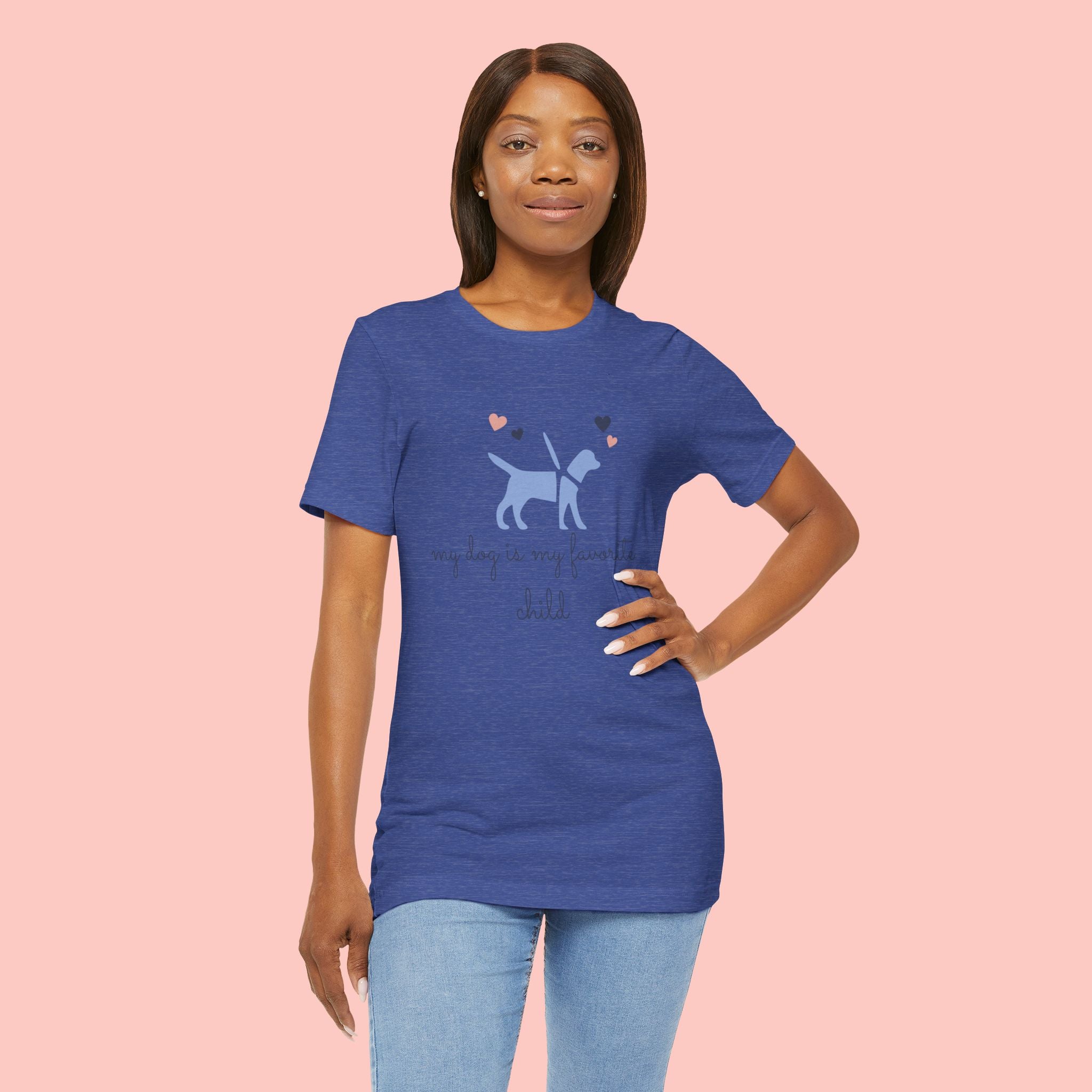 Dog Lover T‑Shirt — "My Dog Is My Favorite Child" Cute Puppy Graphic Tee