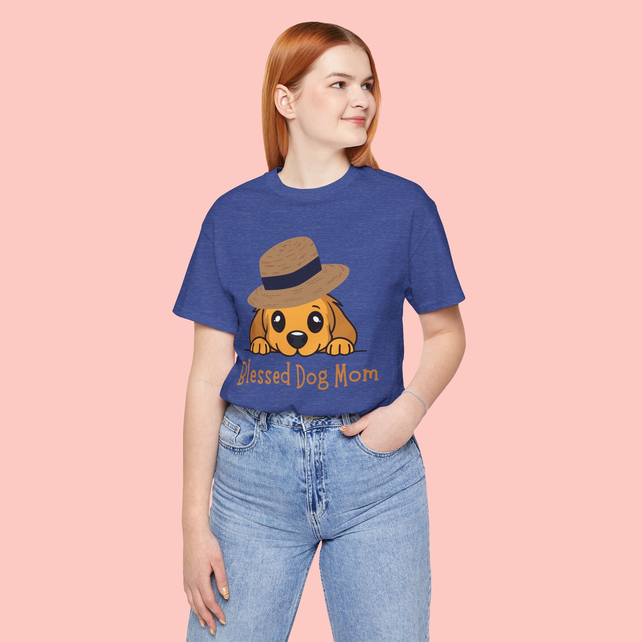 Blessed Dog Mom T-Shirt — Cute Puppy Graphic Tee for Dog Lovers