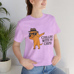 Chilling With My Chind T-Shirt — Funny Dabbing Cat Graphic Tee