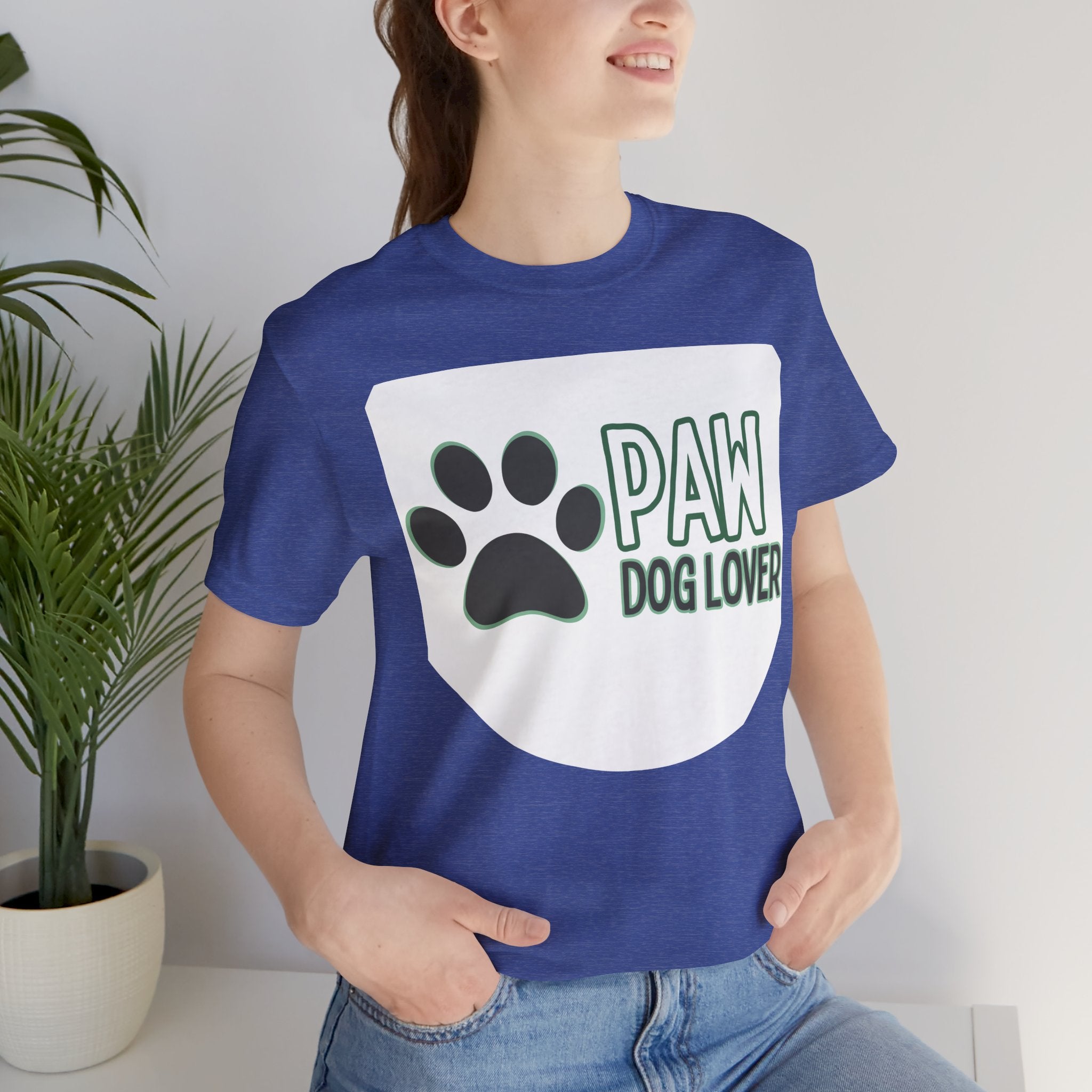 Paw Dog Lover T-Shirt — Cute Paw Print Tee for Dog Owners