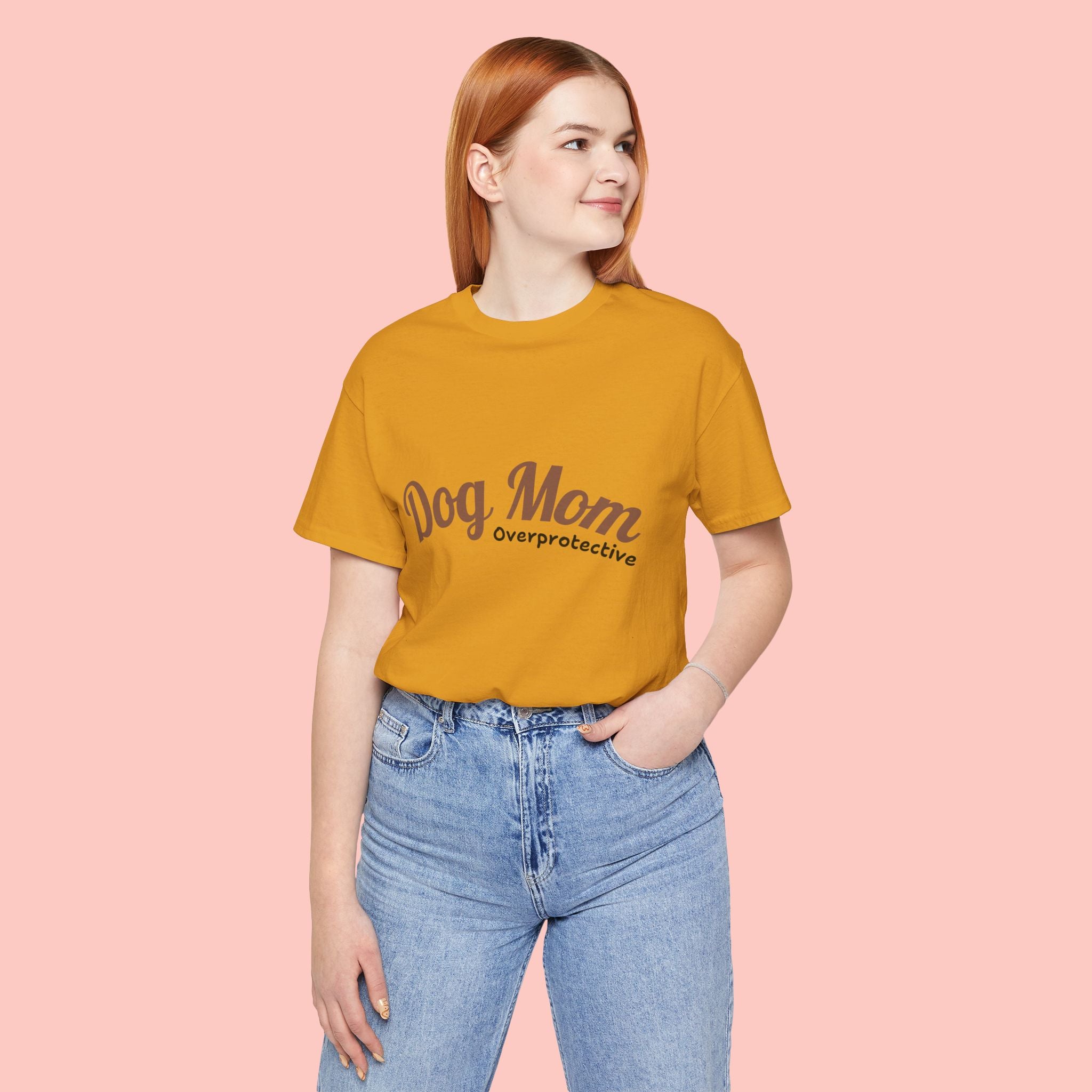 Dog Mom Overprotective T-Shirt – Cute Pet Lover Tee