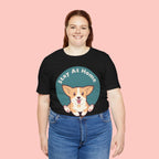 Stay At Home Dog Mom T-Shirt — Cute Corgi Graphic Tee