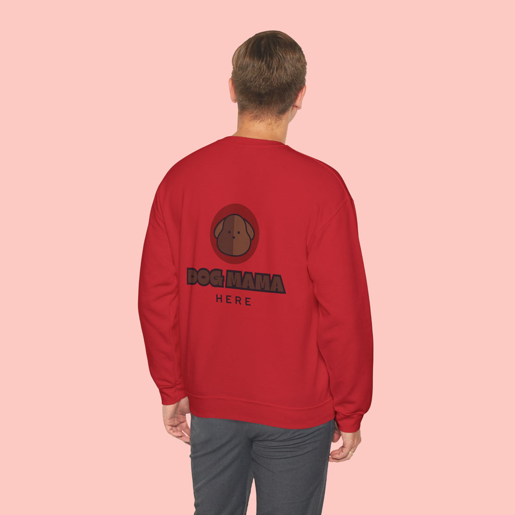 Dog Mama Sweatshirt — "Dog Mama" Graphic Crewneck