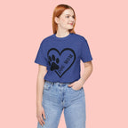 Dog Mom Heart Paw T-Shirt