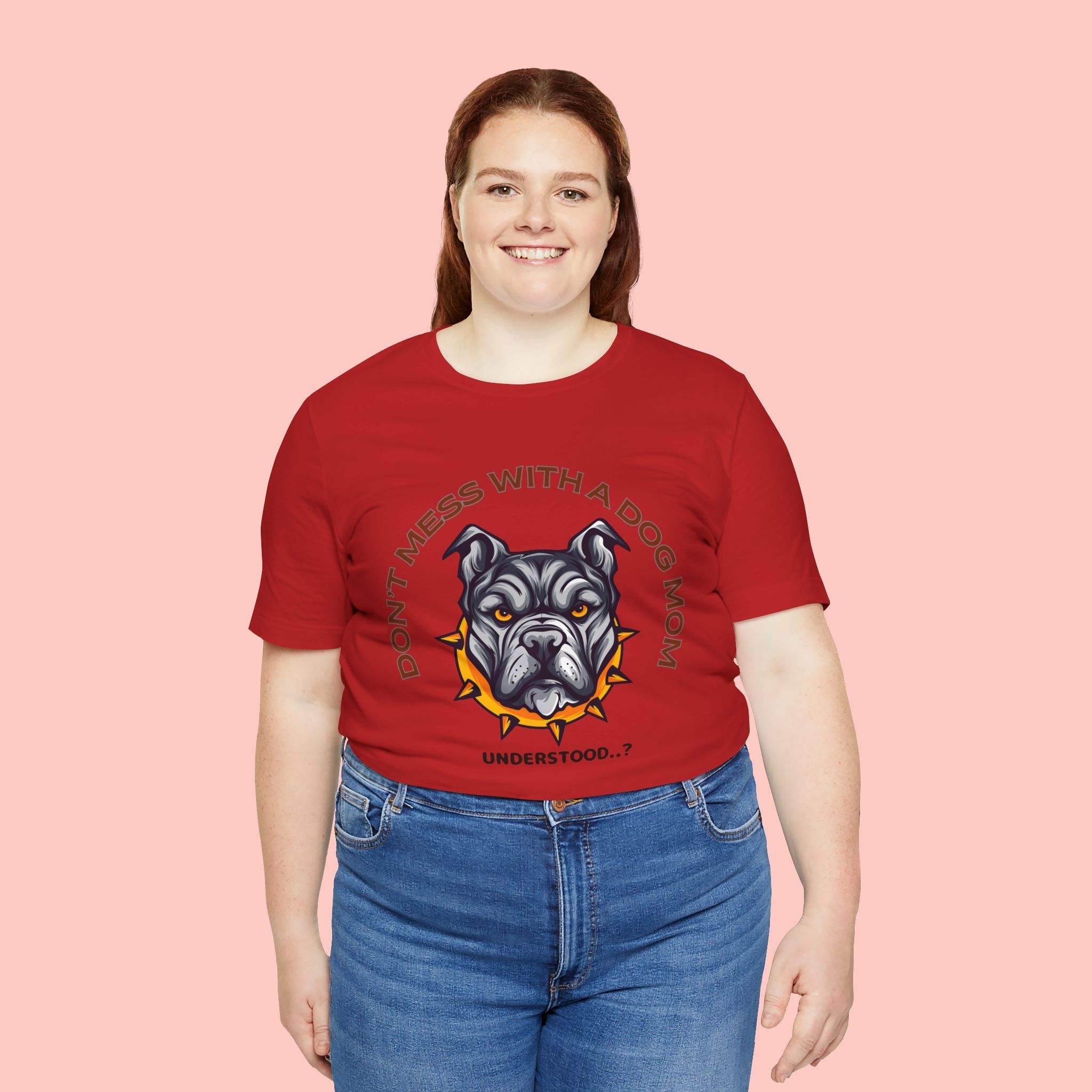 Dog Mom Tee — “Don't Mess With a Dog Mom” Graphic T‑Shirt