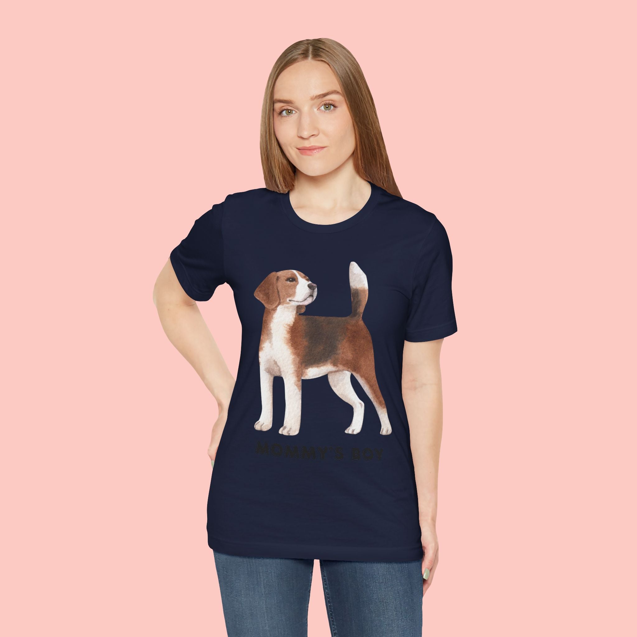 Mommy's Boy Beagle T-Shirt — Cute Dog Lover Tee