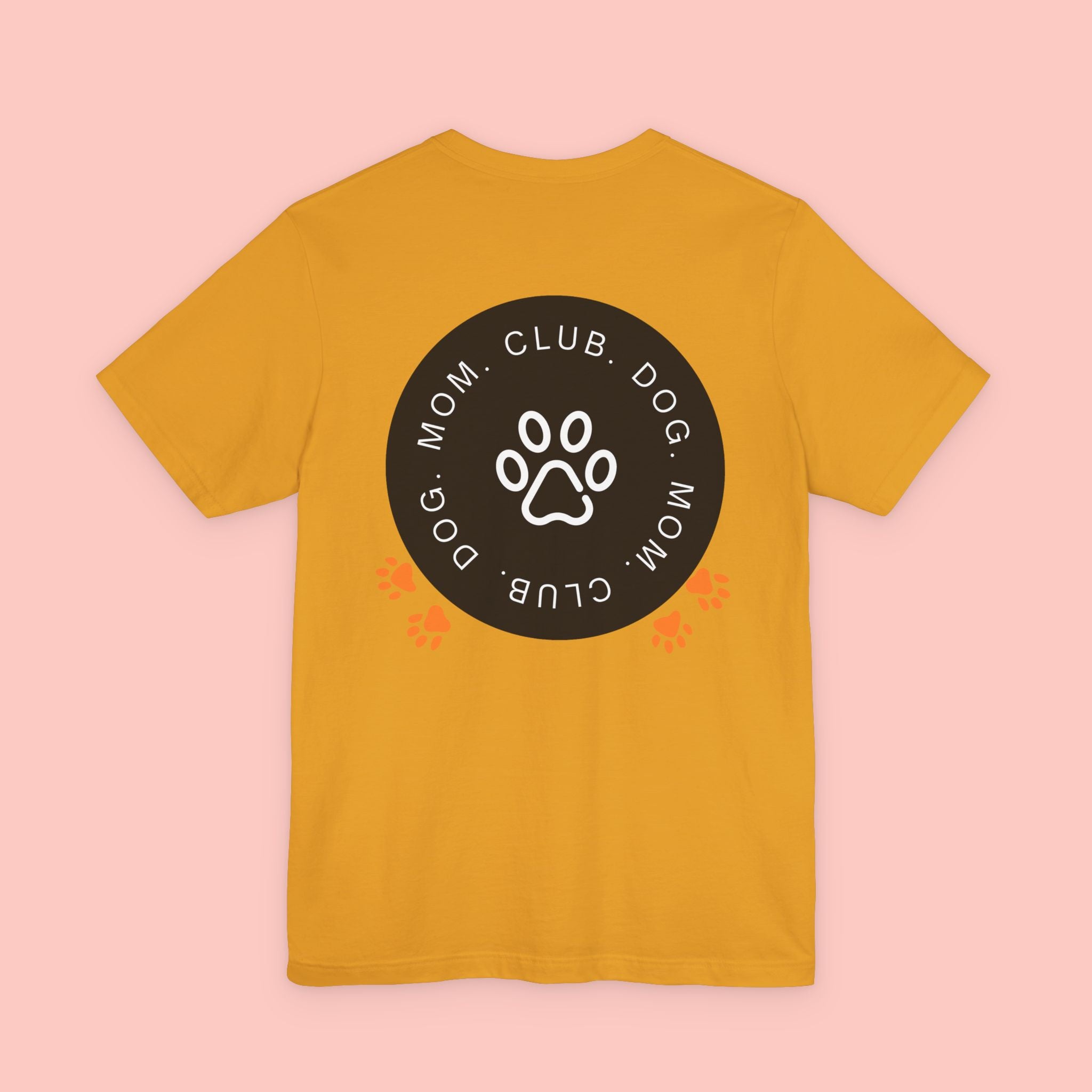 Dog Mom Club T-Shirt — Paw Print Graphic Tee for Pet Lovers