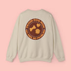 Proud Dog Mom Crewneck Sweatshirt — “No Kids, No Problem” Graphic