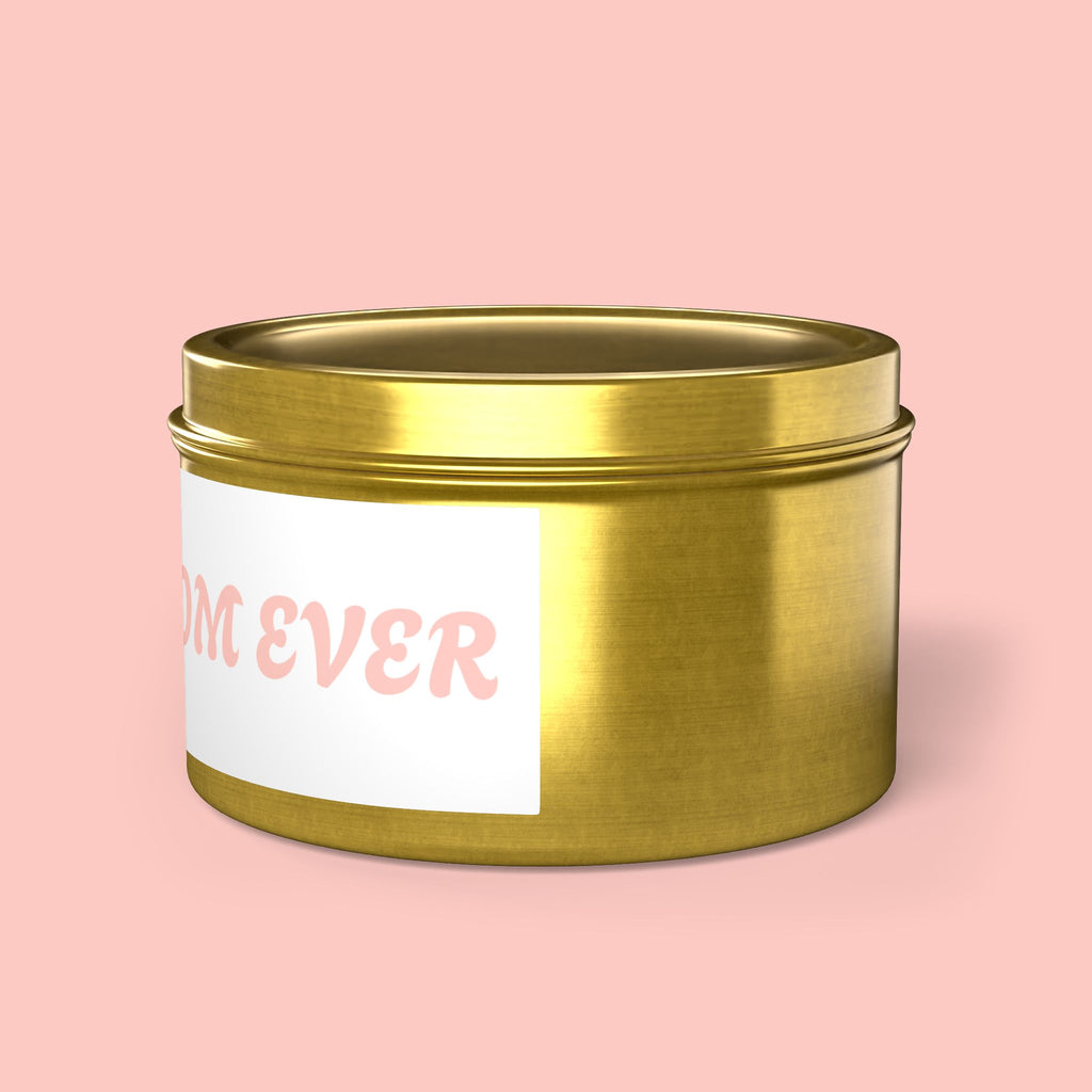 Tin Candle — "Best Dog Mom Ever" Scented Tin Candle | Gift for Dog Lovers