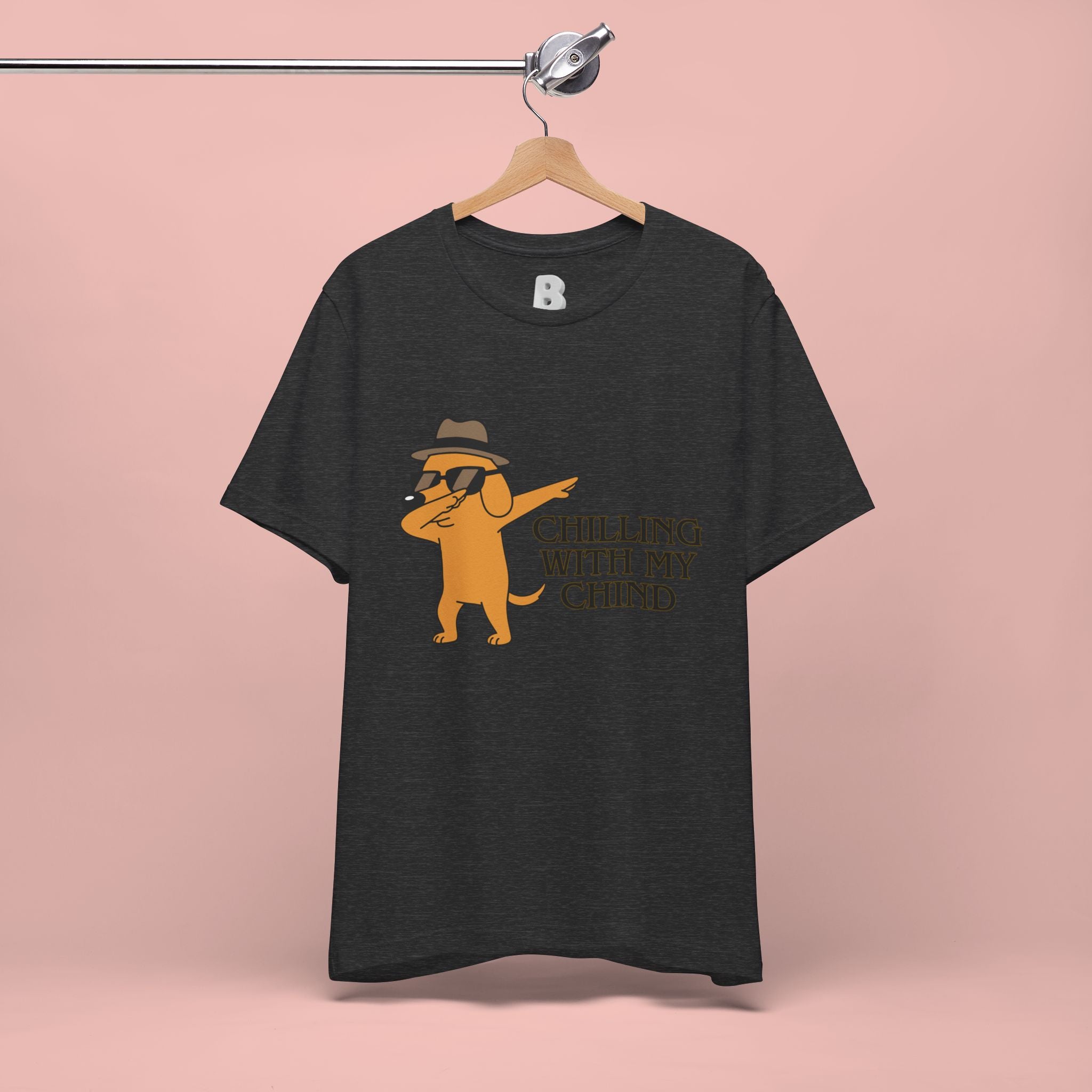 Chilling With My Chind T-Shirt — Funny Dabbing Cat Graphic Tee