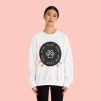 Dog Mom Club Crewneck Sweatshirt — Paw Print Graphic Pullover for Pet Moms