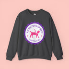 Dog Walking Sweatshirt — "Walking With My Dog Can't Say No" Graphic Crewneck