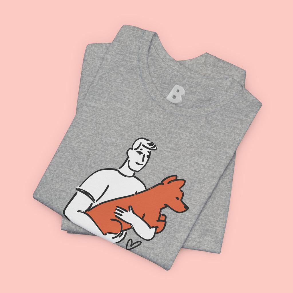 Marry the Man Dog Lover T-Shirt — Cute Couple & Pet Graphic Tee