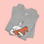 Marry the Man Dog Lover T-Shirt — Cute Couple & Pet Graphic Tee