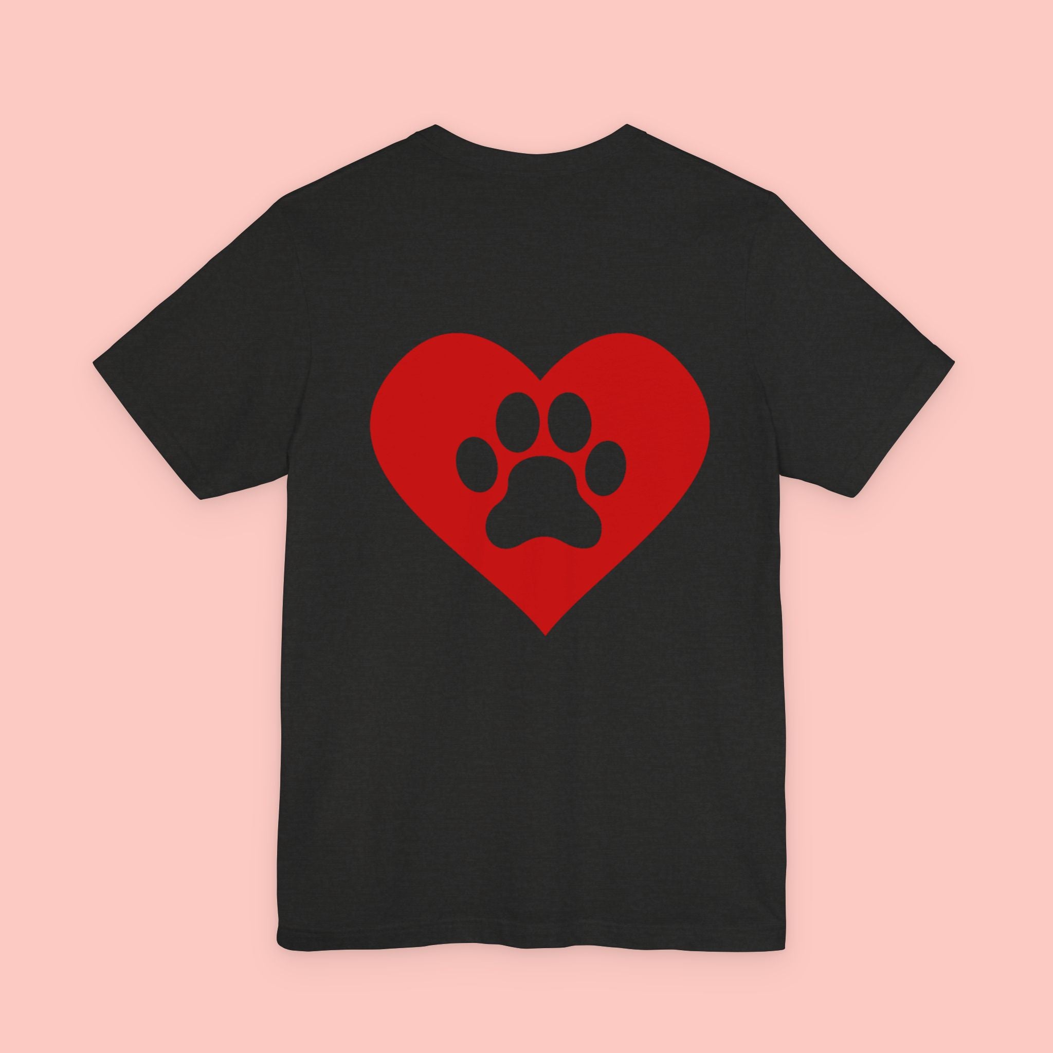 Pet Lover Heart Paw T-Shirt