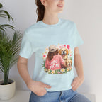 Dog Mom T-Shirt — Cute Floral Puppy Tee for Dog Lovers