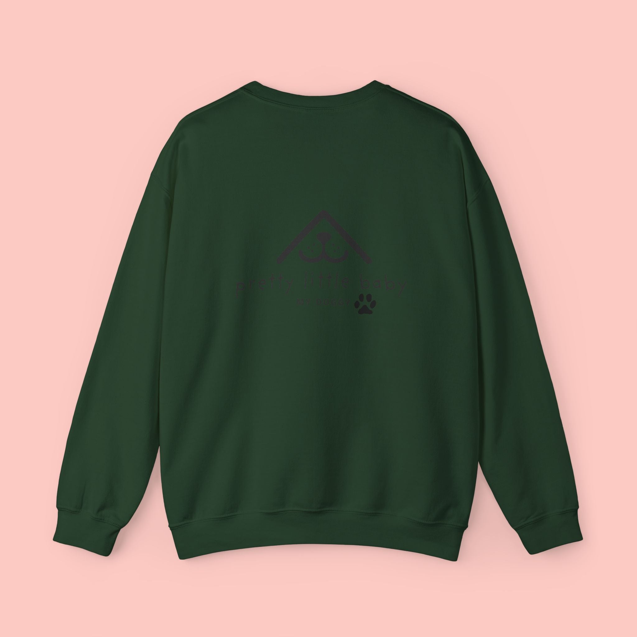 Crewneck Sweatshirt — "Pretty Little Baby" Puppy Face Design