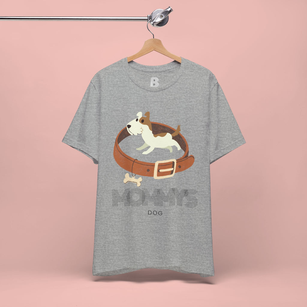 Mommy's Dog T-Shirt – Cute Puppy & Collar Graphic Tee for Dog Moms
