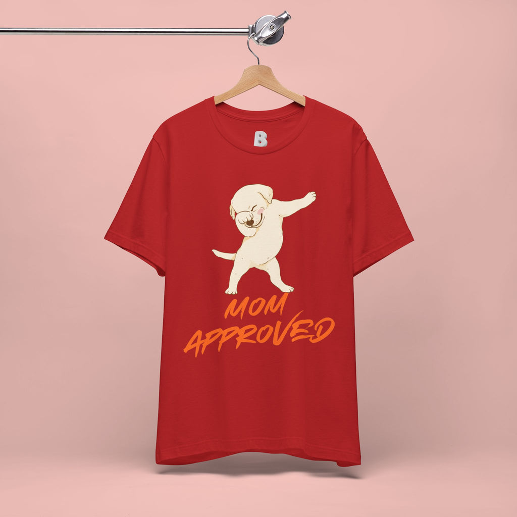 Mom Approved Tee — Dab Dog Graphic T‑Shirt