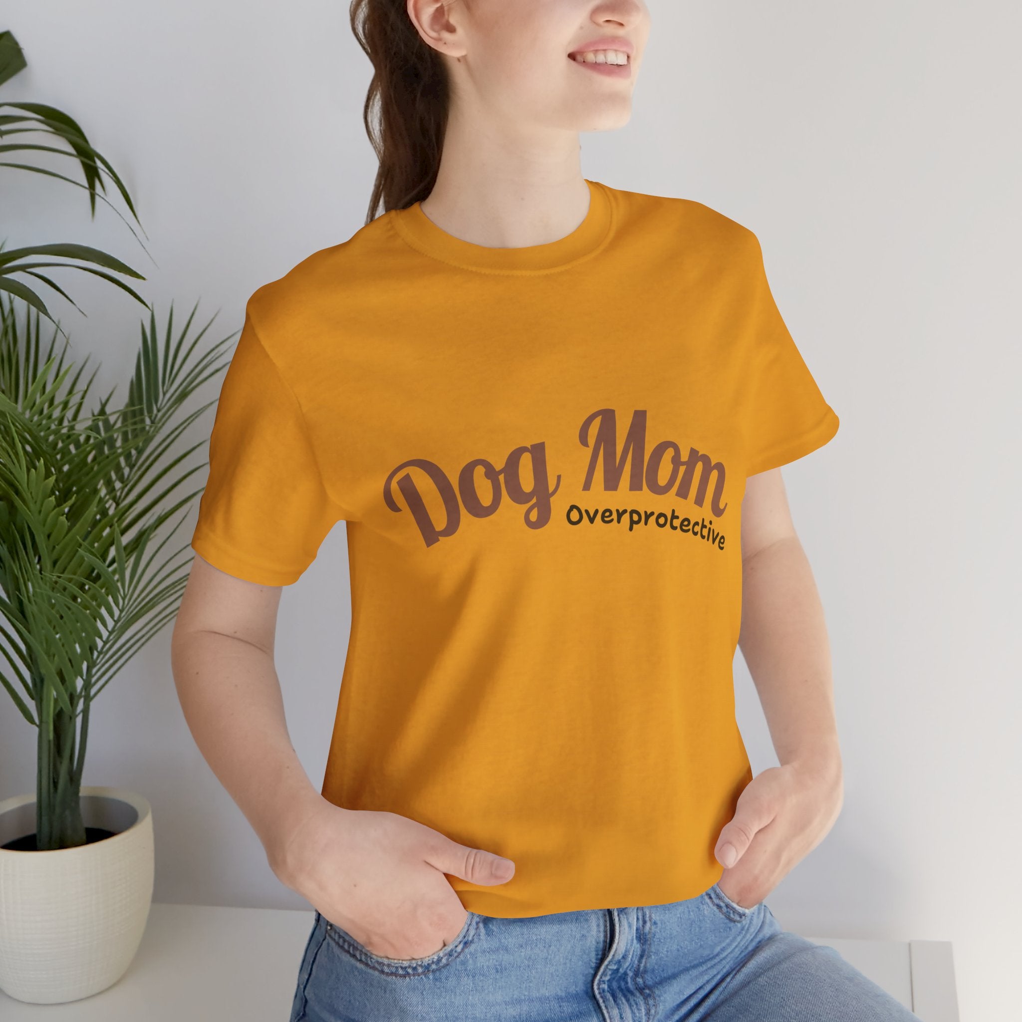 Dog Mom Overprotective T-Shirt – Cute Pet Lover Tee