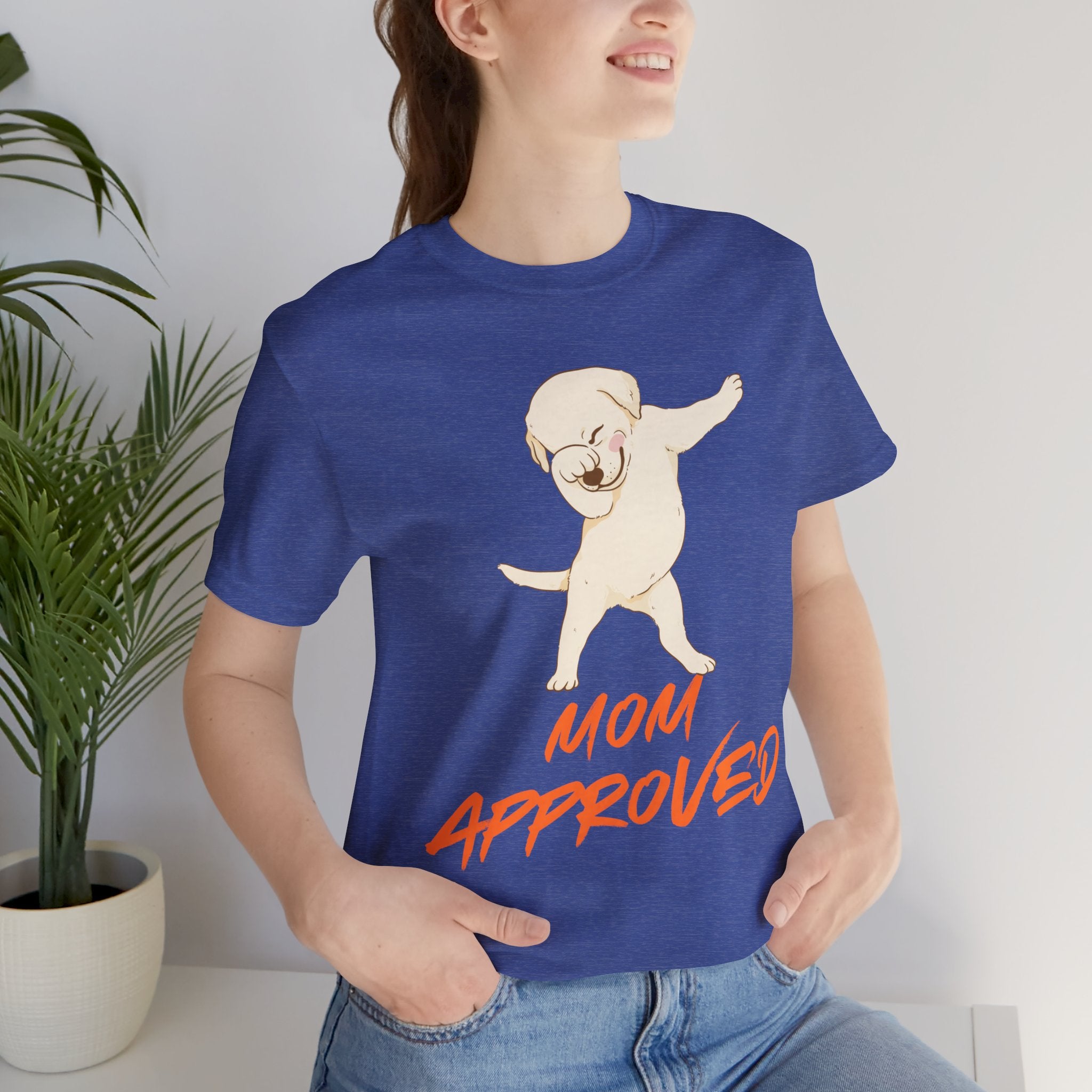 Mom Approved Tee — Dab Dog Graphic T‑Shirt