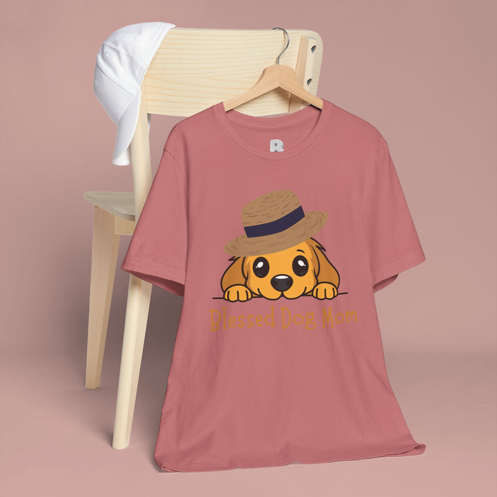Blessed Dog Mom T-Shirt — Cute Puppy Graphic Tee for Dog Lovers