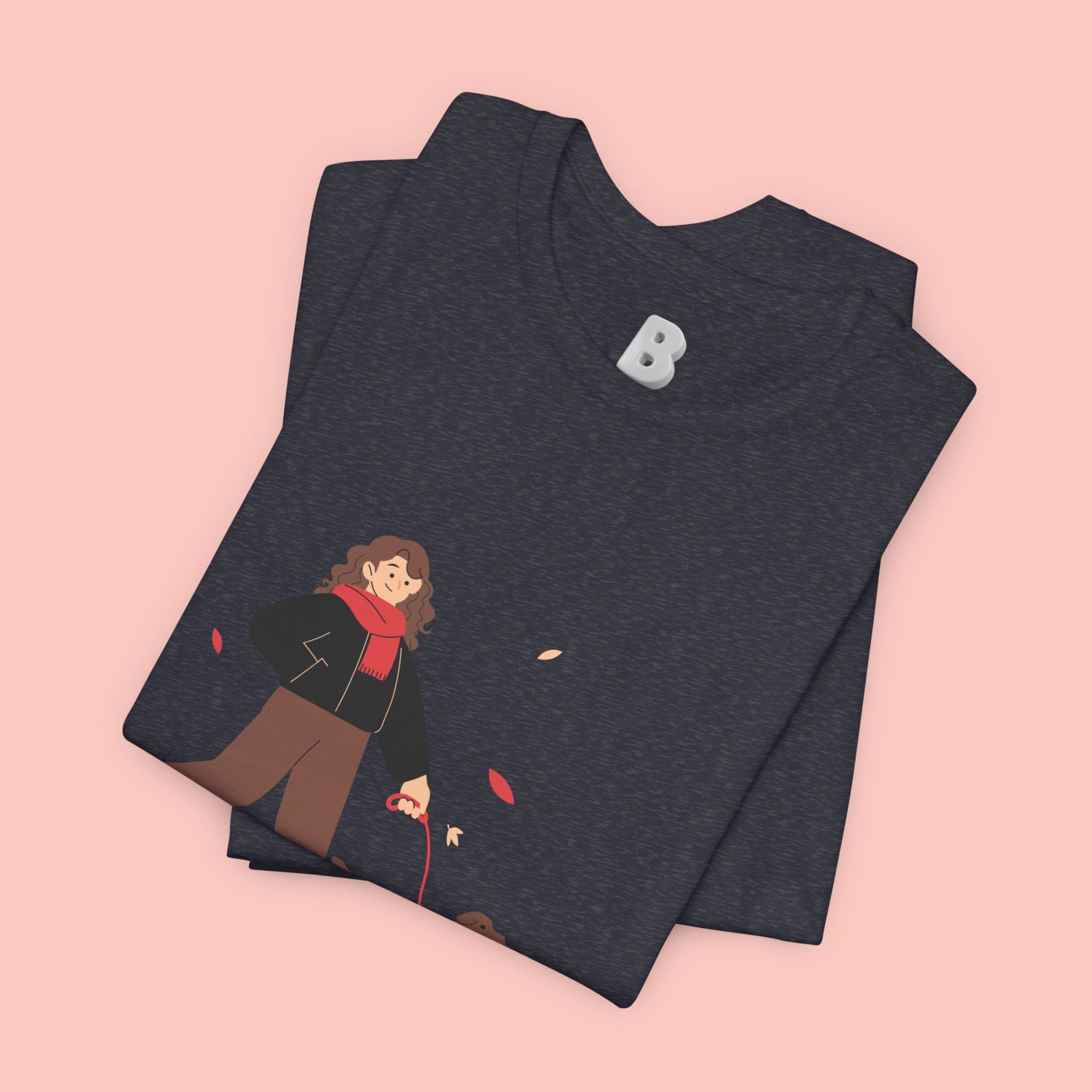 Walk With Your Dog Tee — Cute Dog Walking Graphic T-Shirt