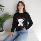 Dog Lover Crewneck Sweatshirt — “I Am Not Single I Have a Dog” Cute Puppy Pullover