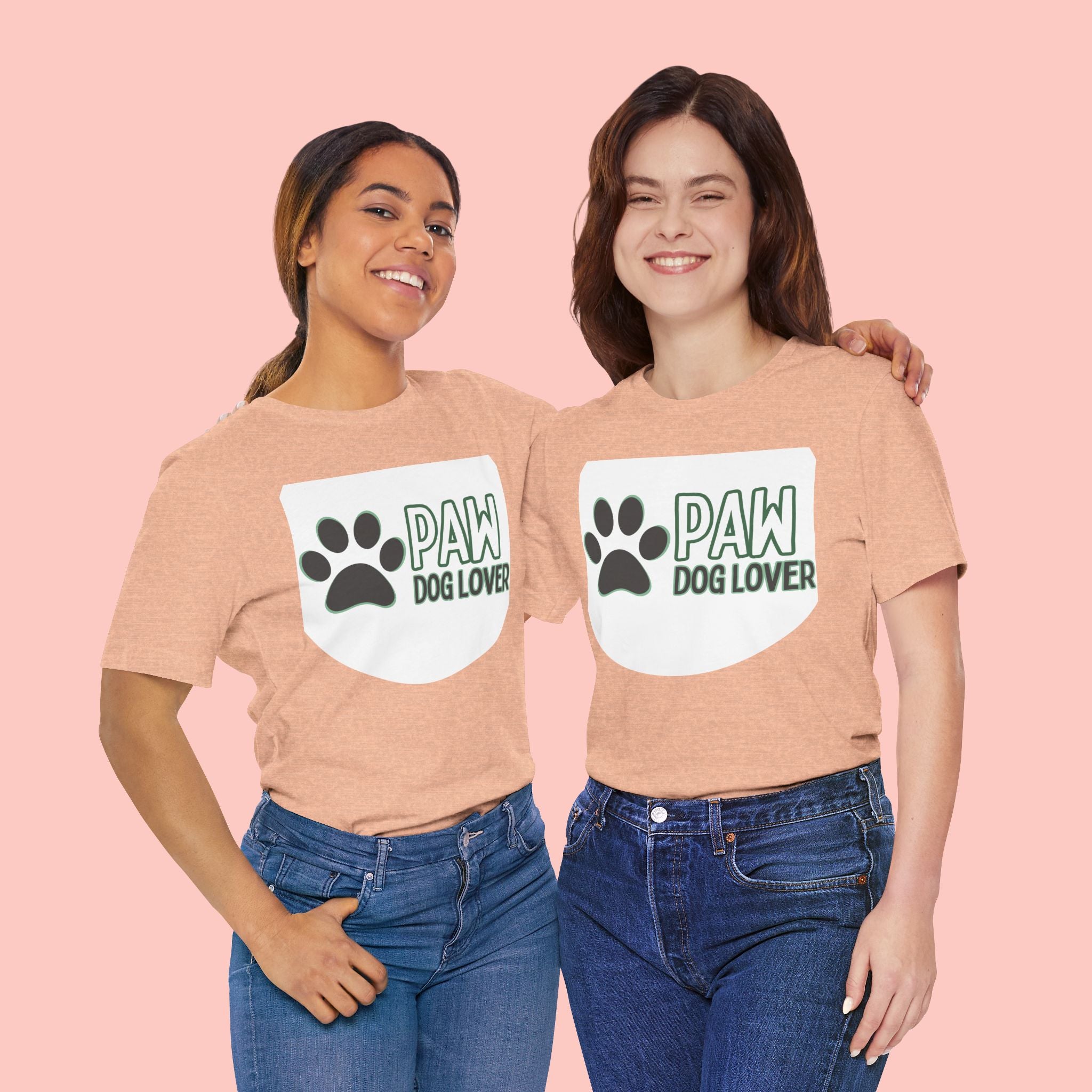 Paw Dog Lover T-Shirt — Cute Paw Print Tee for Dog Owners