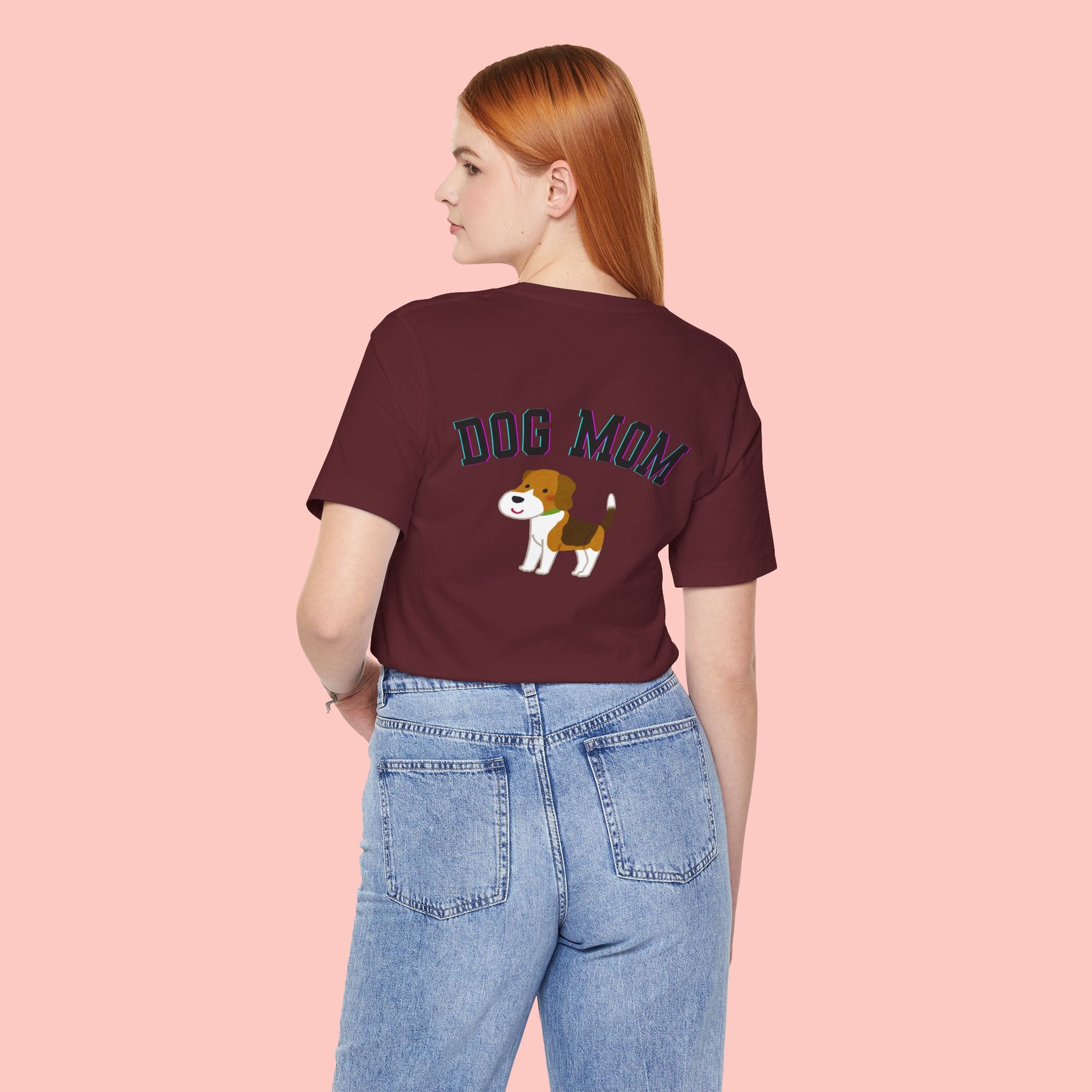 Dog Mom T-Shirt — Cute Beagle Graphic Tee for Dog Lovers