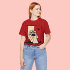 Dog Mom T-Shirt — "Love Your Dog Like a Mom" Paw Print Graphic