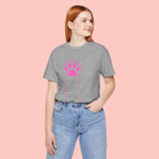 Blessed Dog Mom T-Shirt — Pink Paw Graphic Tee