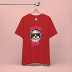 Cute Dog Tee — Headphones Puppy Graphic T-Shirt