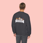 Dog Lovers Crewneck Sweatshirt — "United By Bones" Cute Puppy Graphic