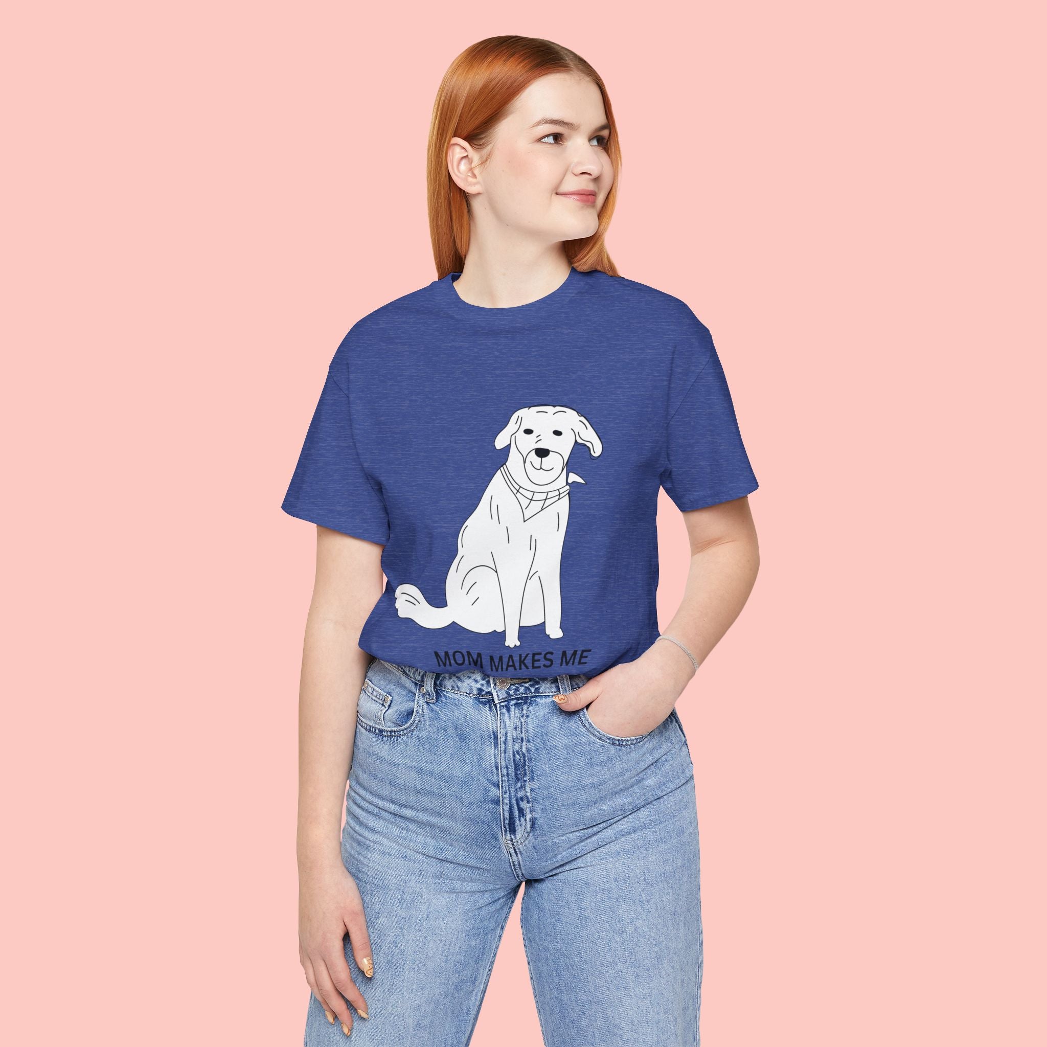 Mom Makes Me Happy Dog T-Shirt